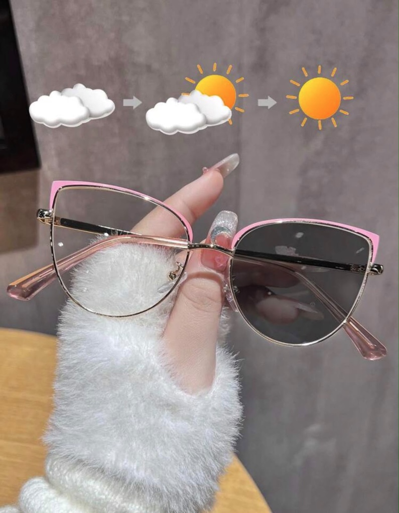 Lentes Rosa Cat Eye