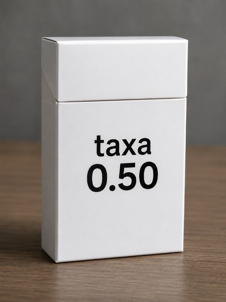 Taxa 0.50 cigarro