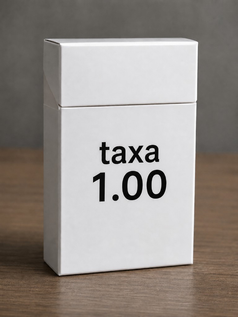 Taxa 1.00 cigarro