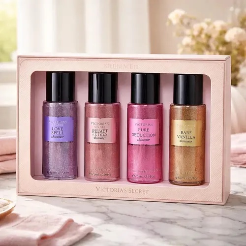 Set 4 splash mini shimmer. Victoria’s Secret