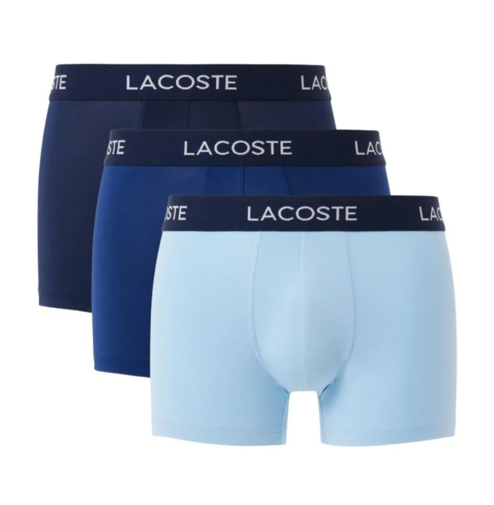 Lacoste boxer azul 3 pack