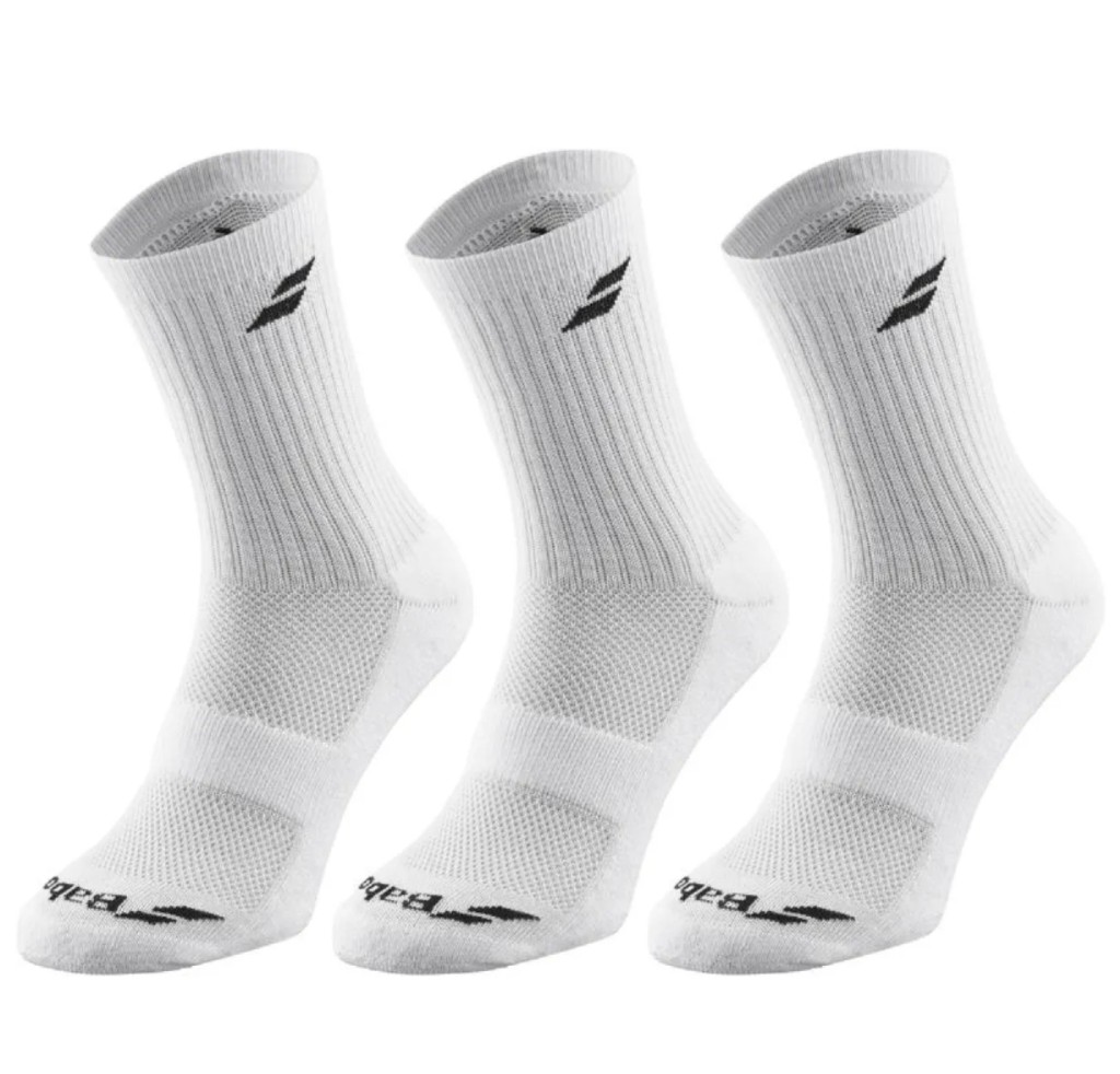 Calcetines Babolat Medio Blanco 3 Pares