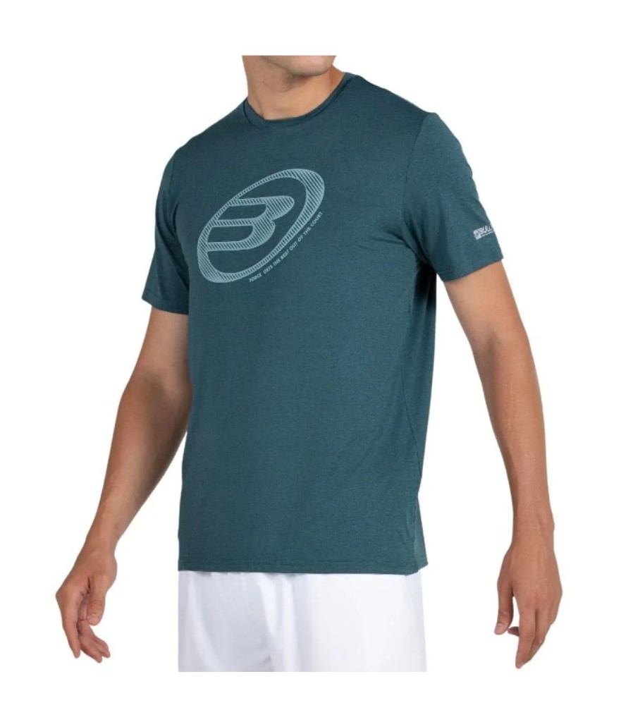 Camiseta Bullpadel Lande Verde Oscuro Vigore