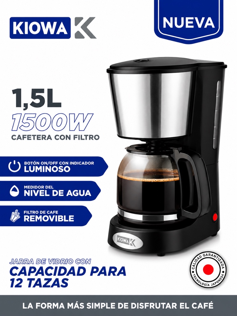 cafetera 1.5L