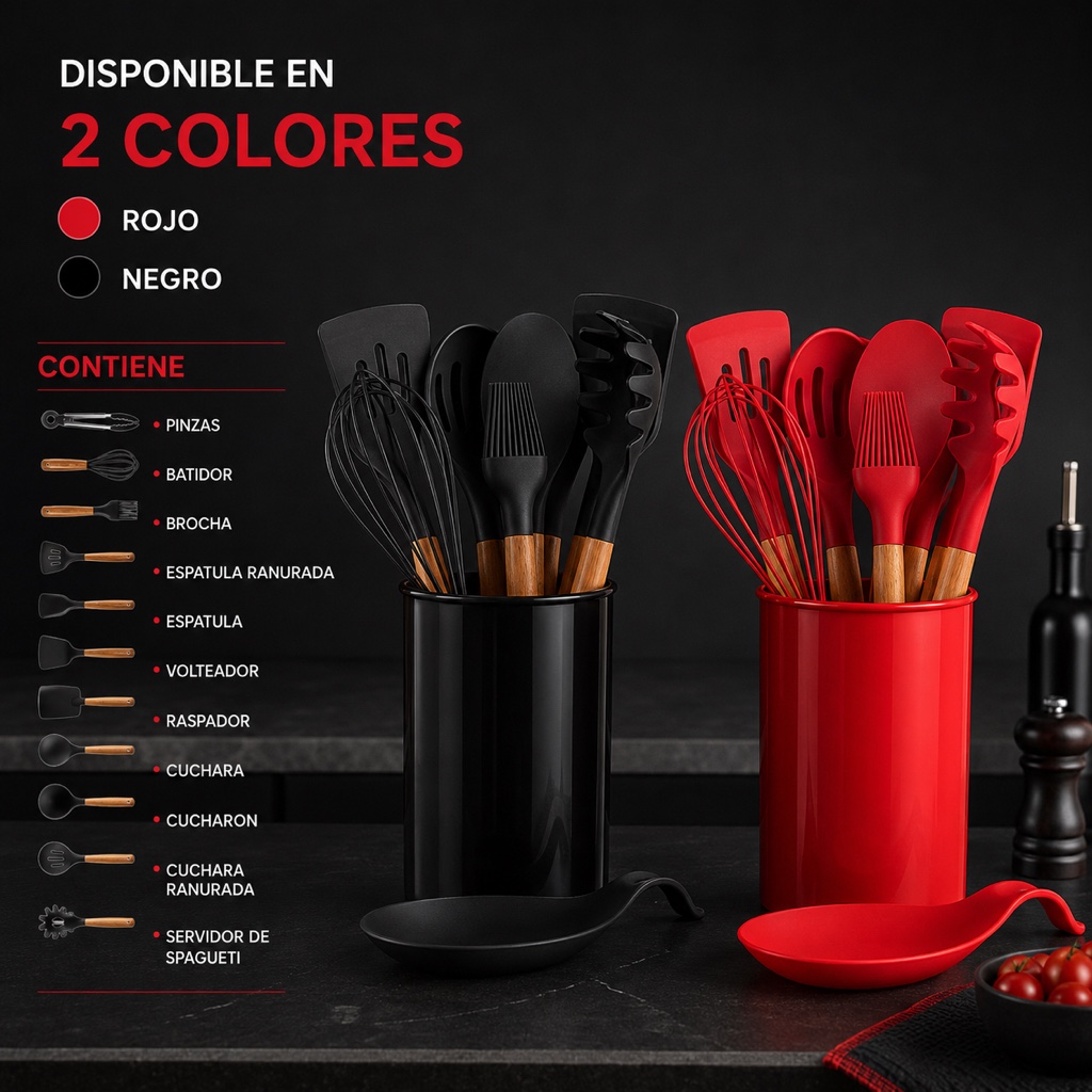 Set utensilios cocina