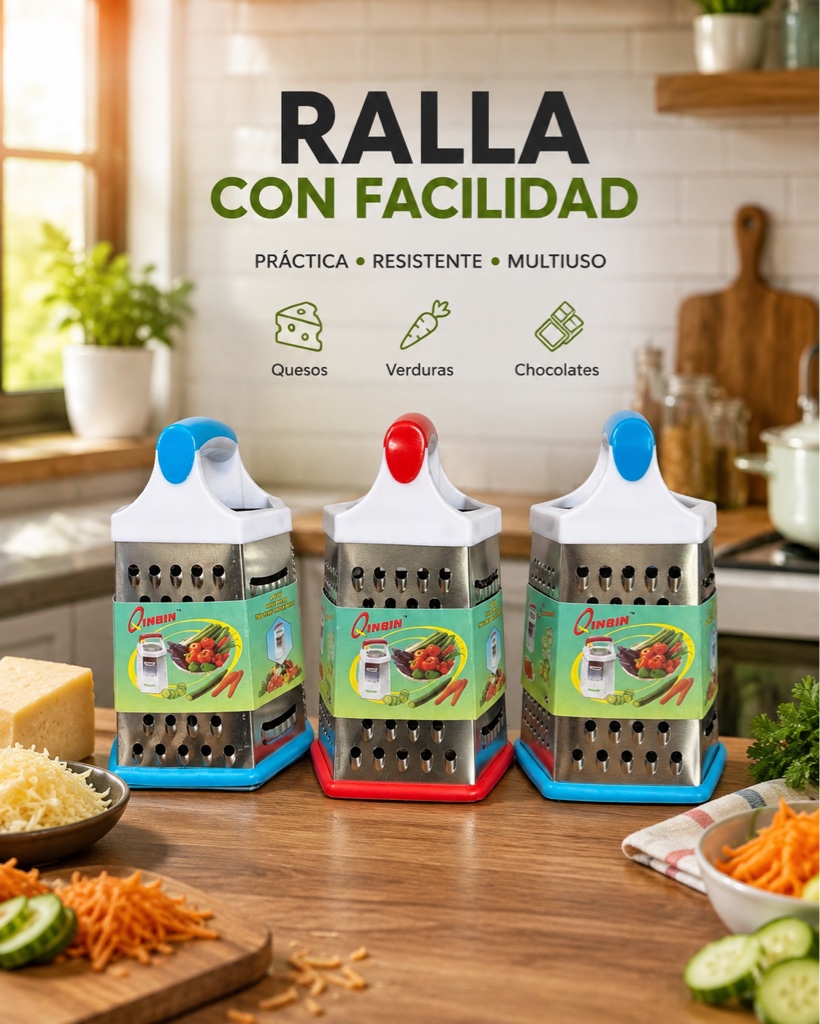 rallador multicolor