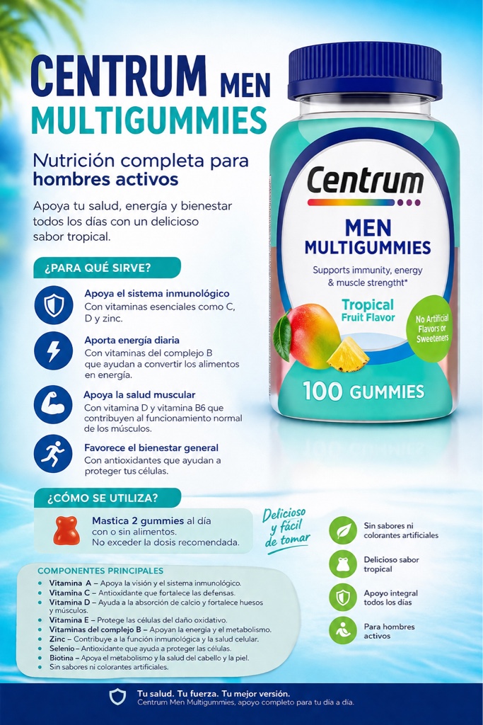 Multivitaminico de hombre