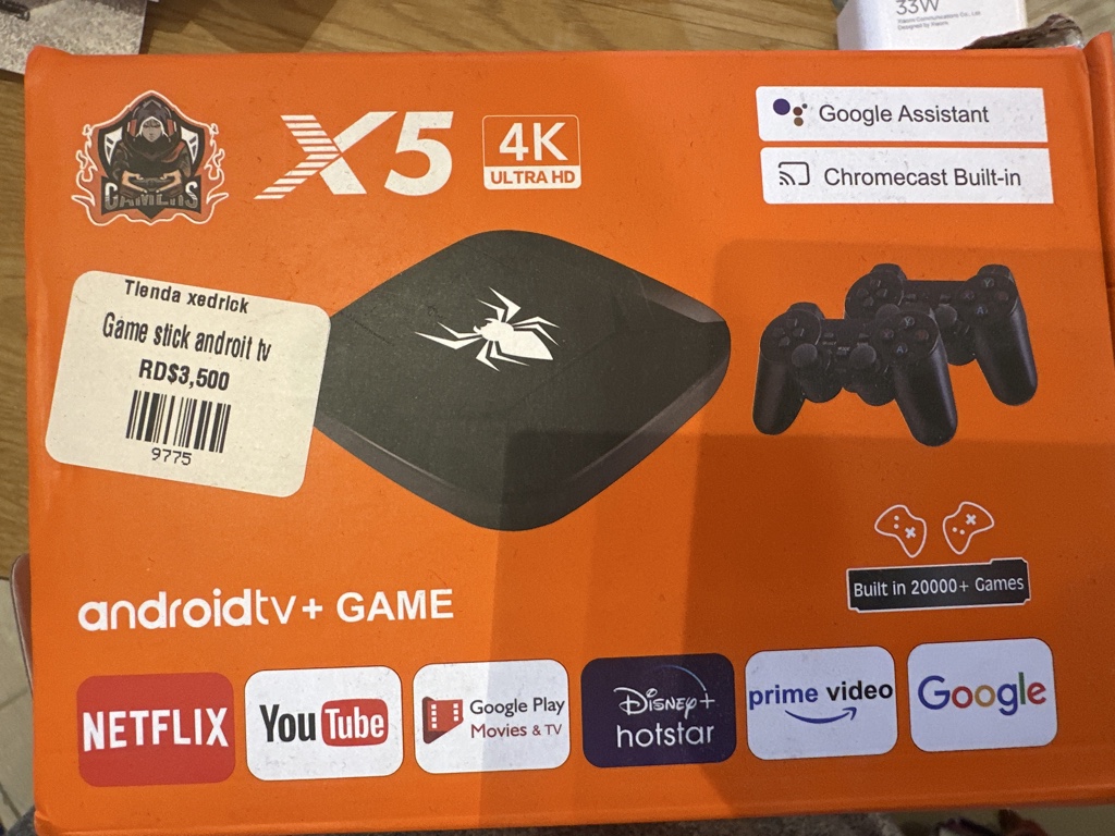 X5 Game Stick Android TV 4K