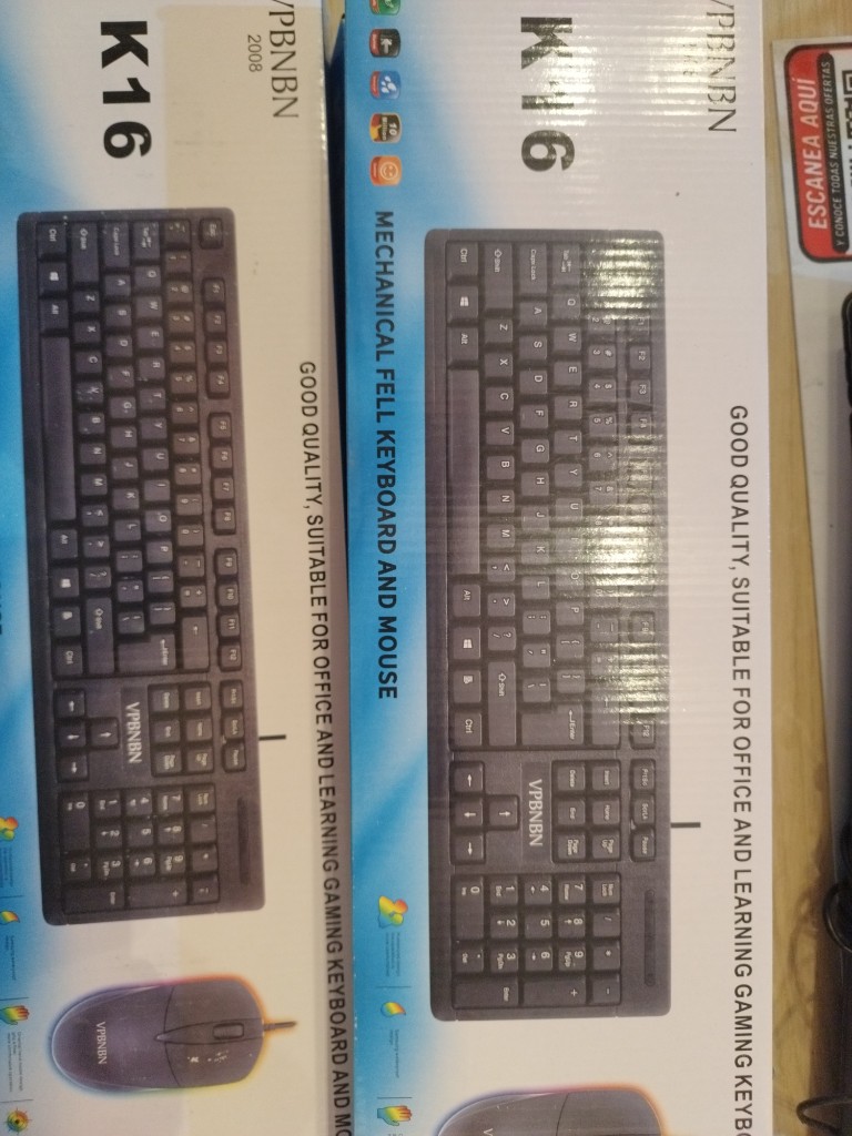 Teclado k16 con Mause