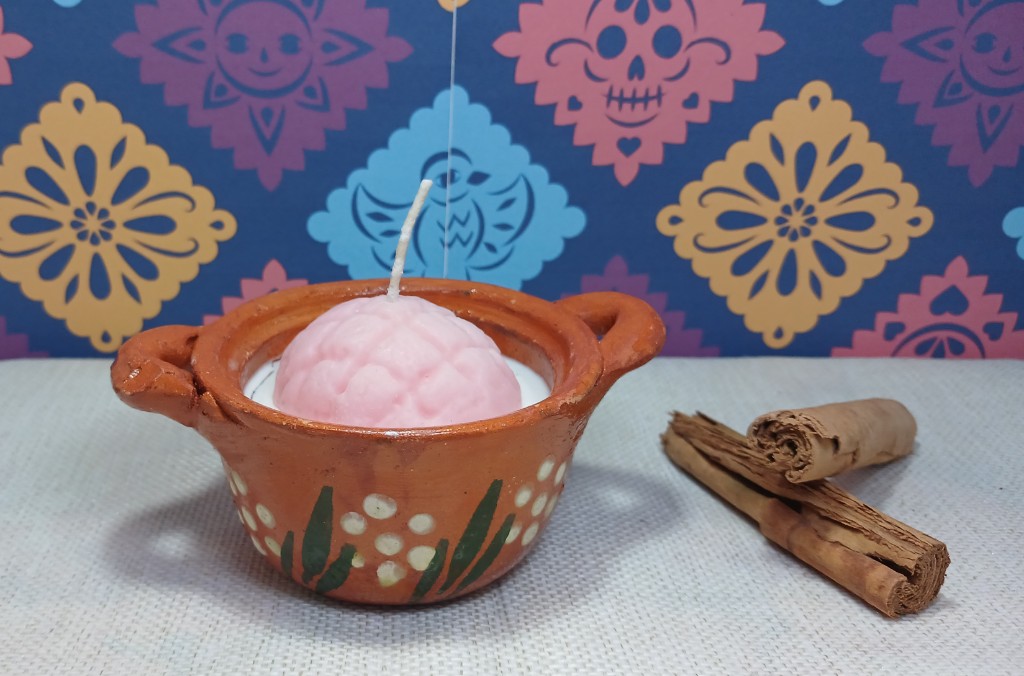 Vela cazuelita concha