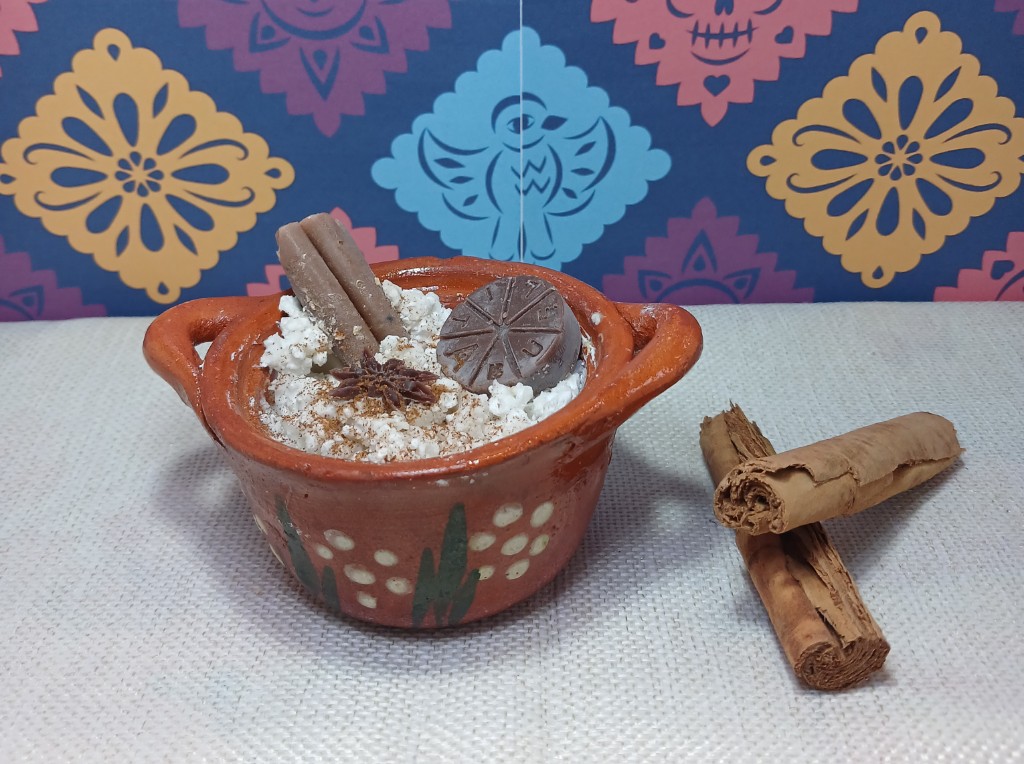 Cazuela profunda arroz con leche chocolate abuelita