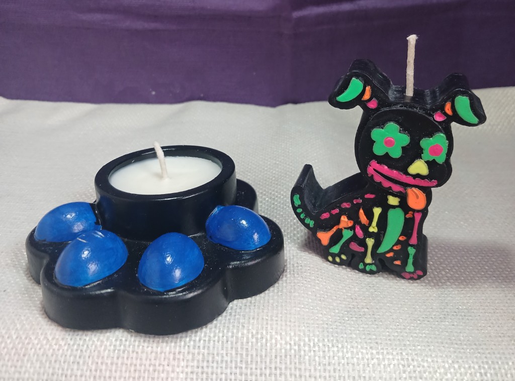 Kit huellita perrito neon