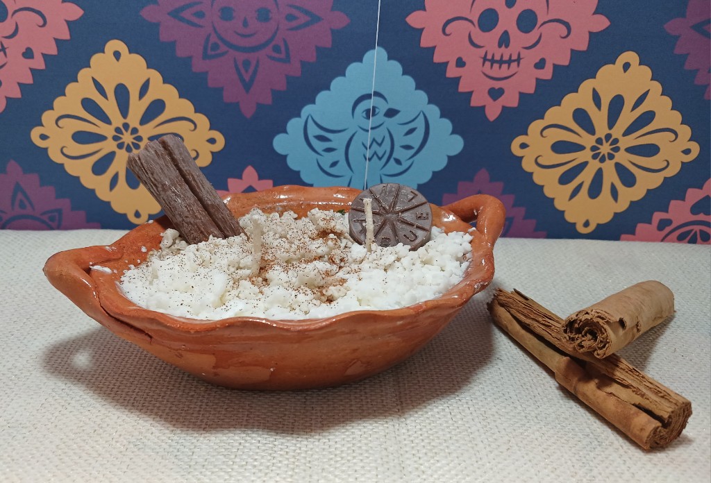 Vela cazuelita oval arroz con leche