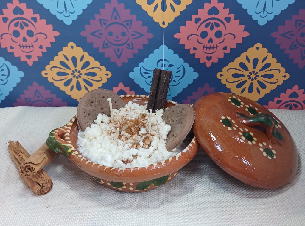 Vela cazuela con tapa arroz con leche