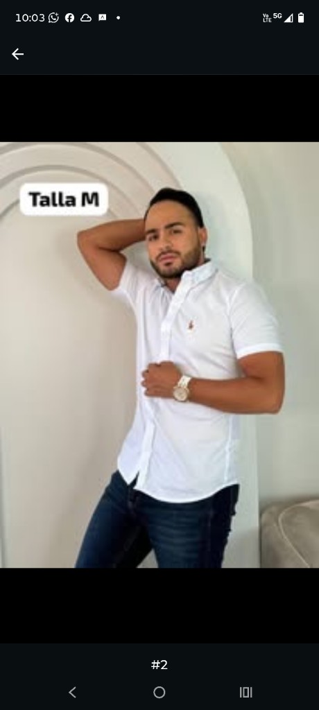CAMISA (M) BLANCA HM