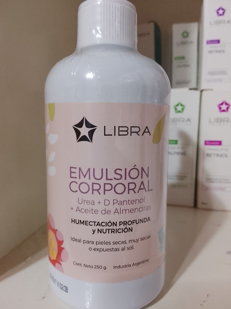 Emulsión corporal humectación profunda y nutrición