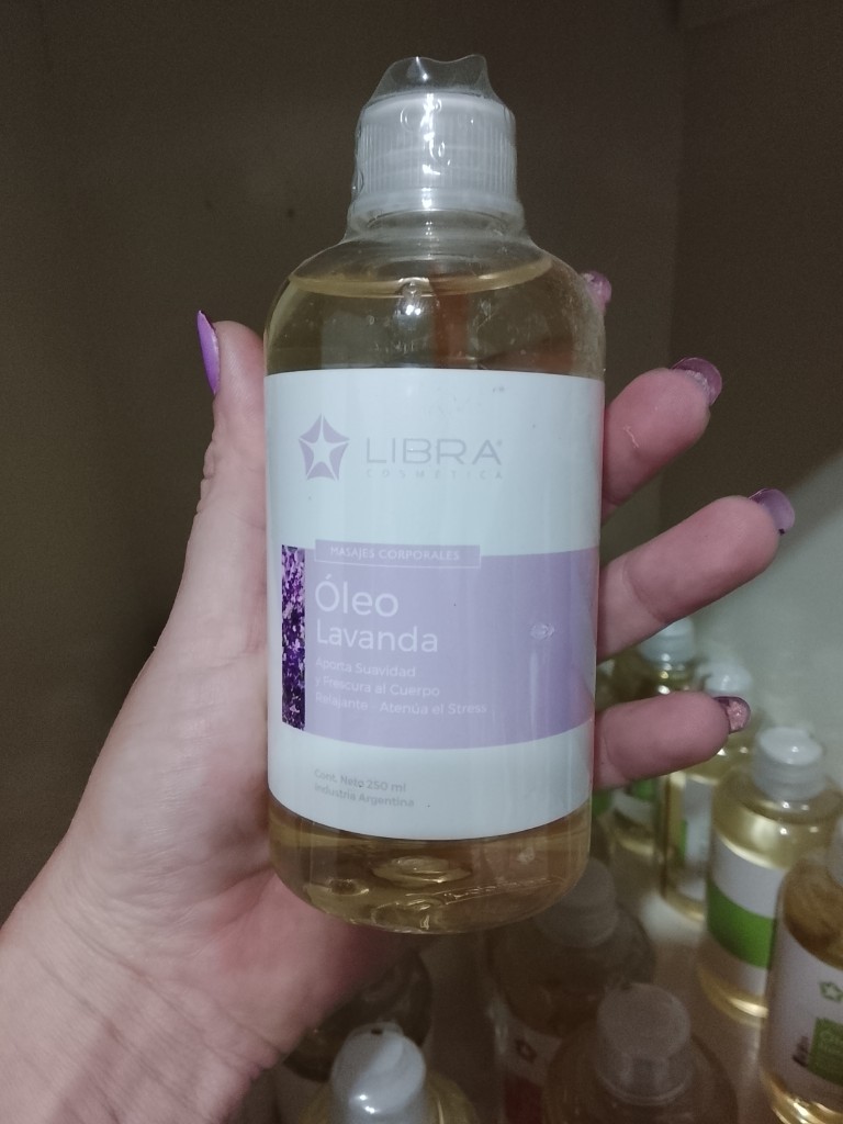 Óleo para masajes aroma lavanda