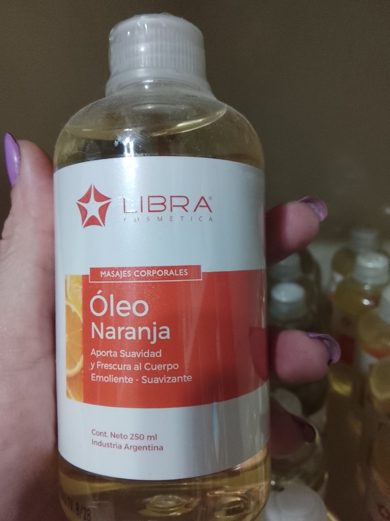 Óleo para masajes aroma naranja