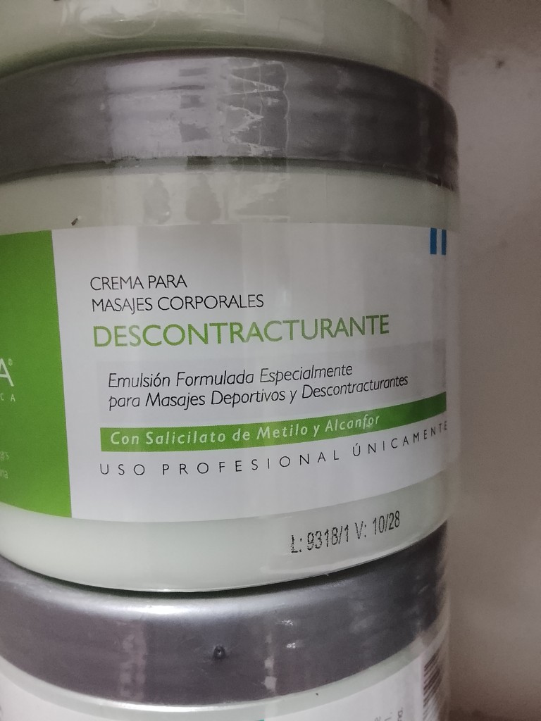 Crema descontracturante 500cc