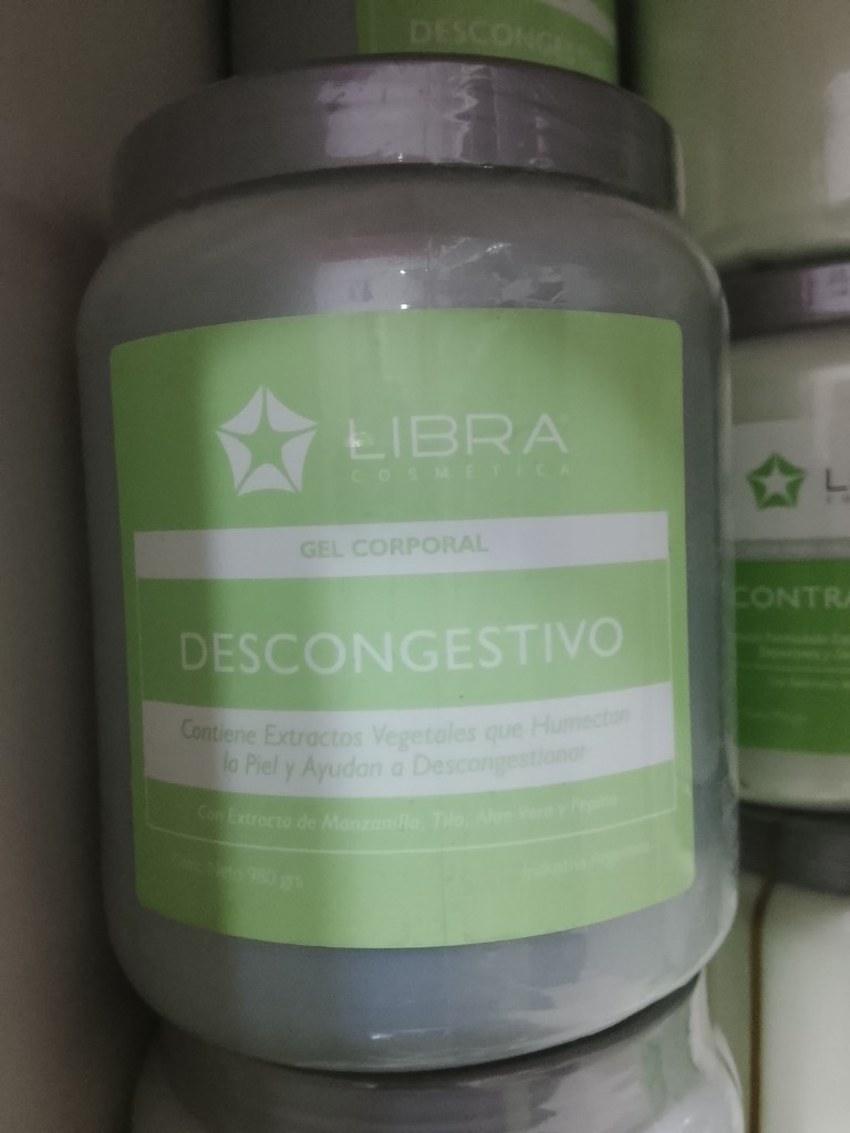 Gel descongestivo x kg