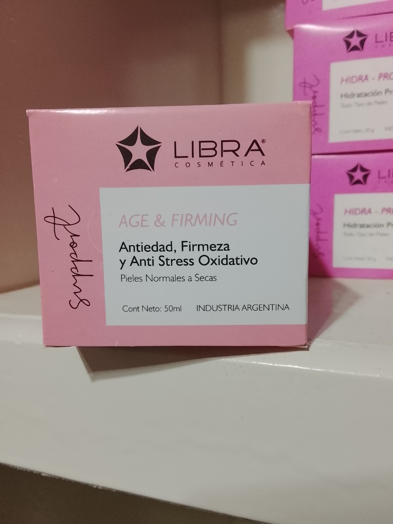 Crema facial antiedad, firmeza y antiestrés