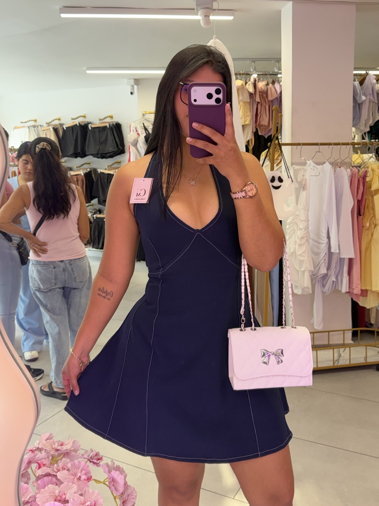 Vestido costuras
