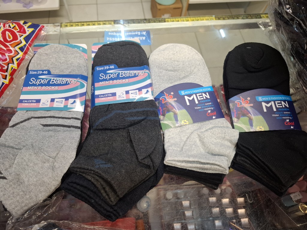 Soquete x 3  economico hombre
