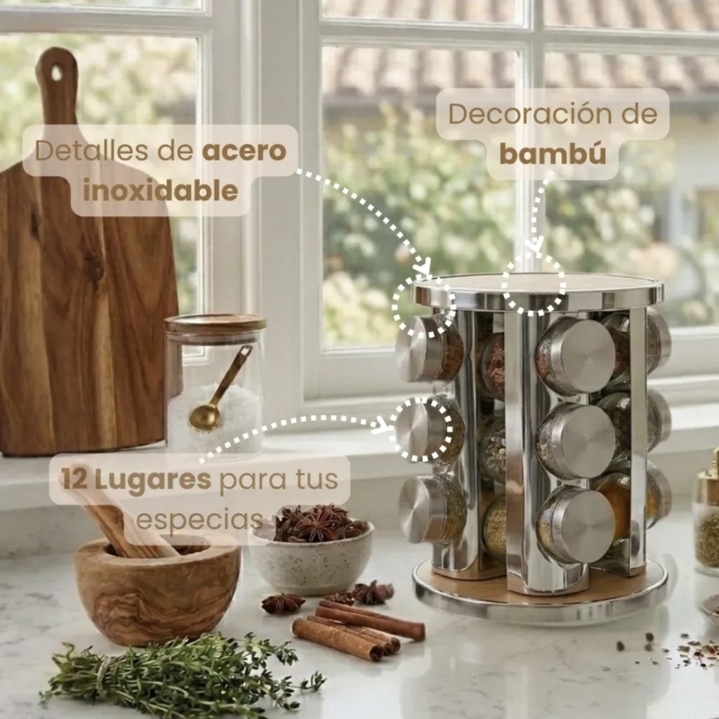 Set de condimento x12