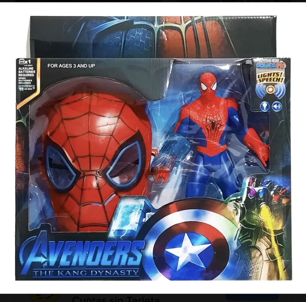 Hombre araña con mascara