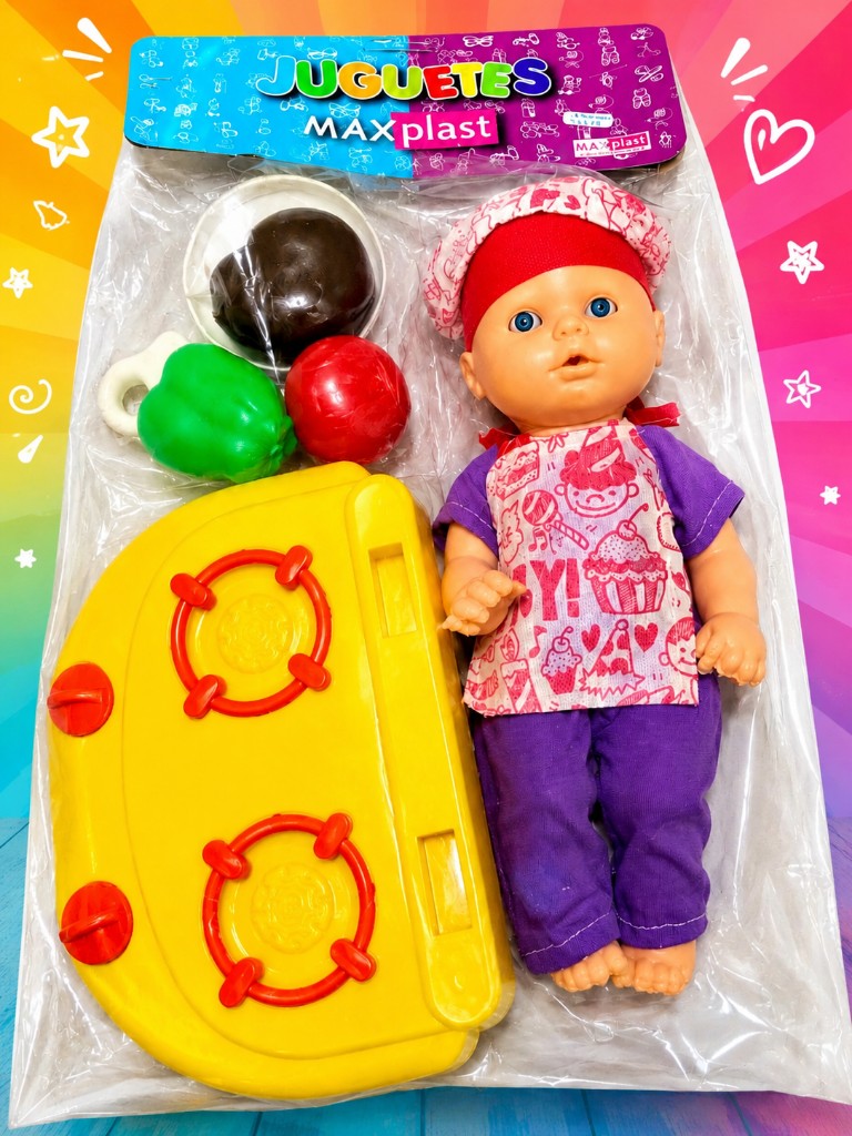 SET BEBOTE CON COCINITA Y ACCESORIOS