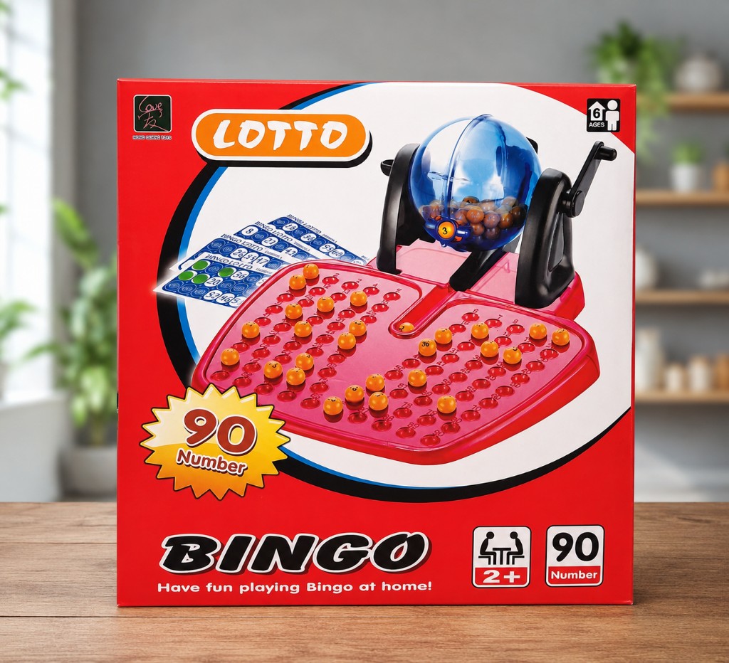 BINGO LOTTO FAMILIAR CON BOLILLERO