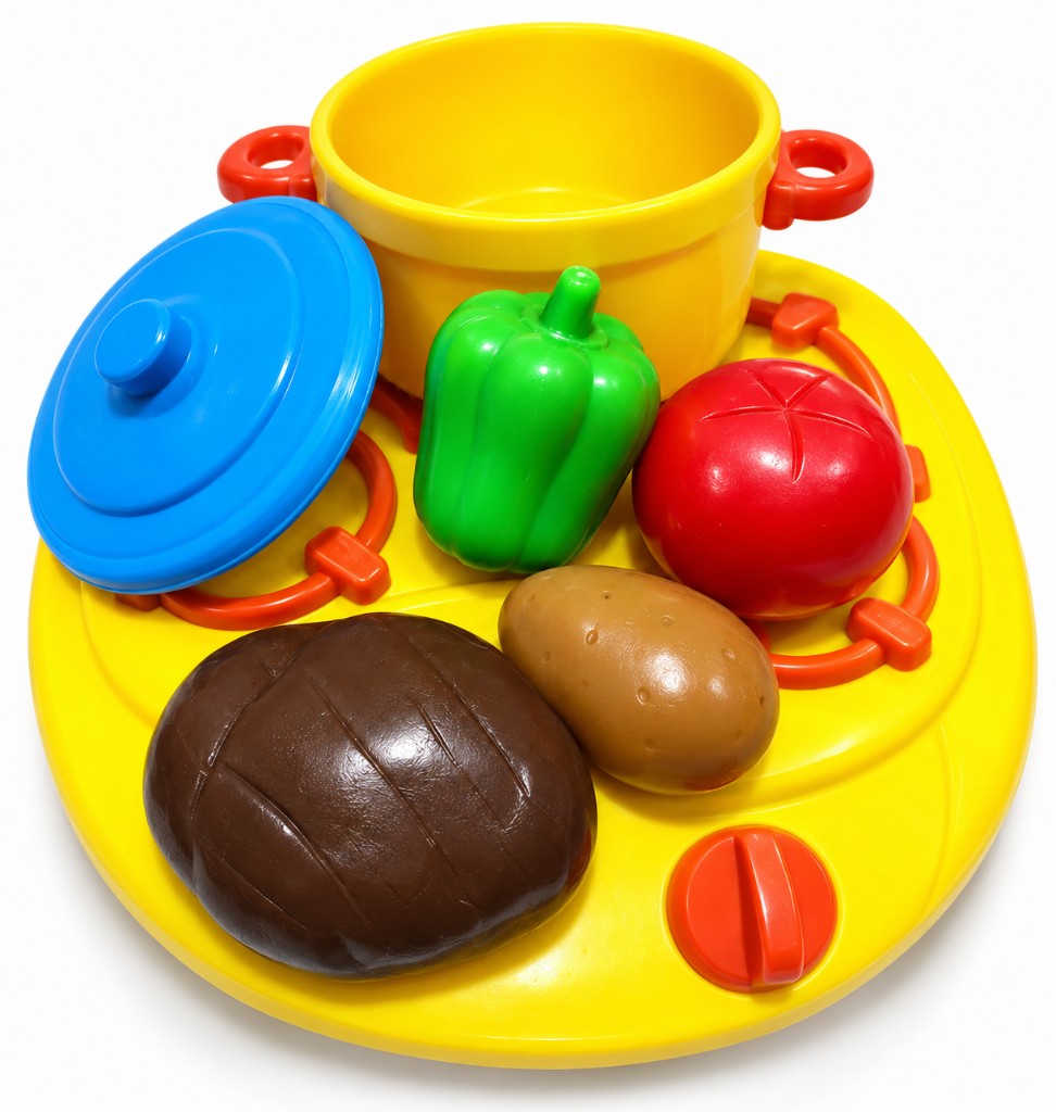 SETS COCINA CON OLLITA Y VERDURA