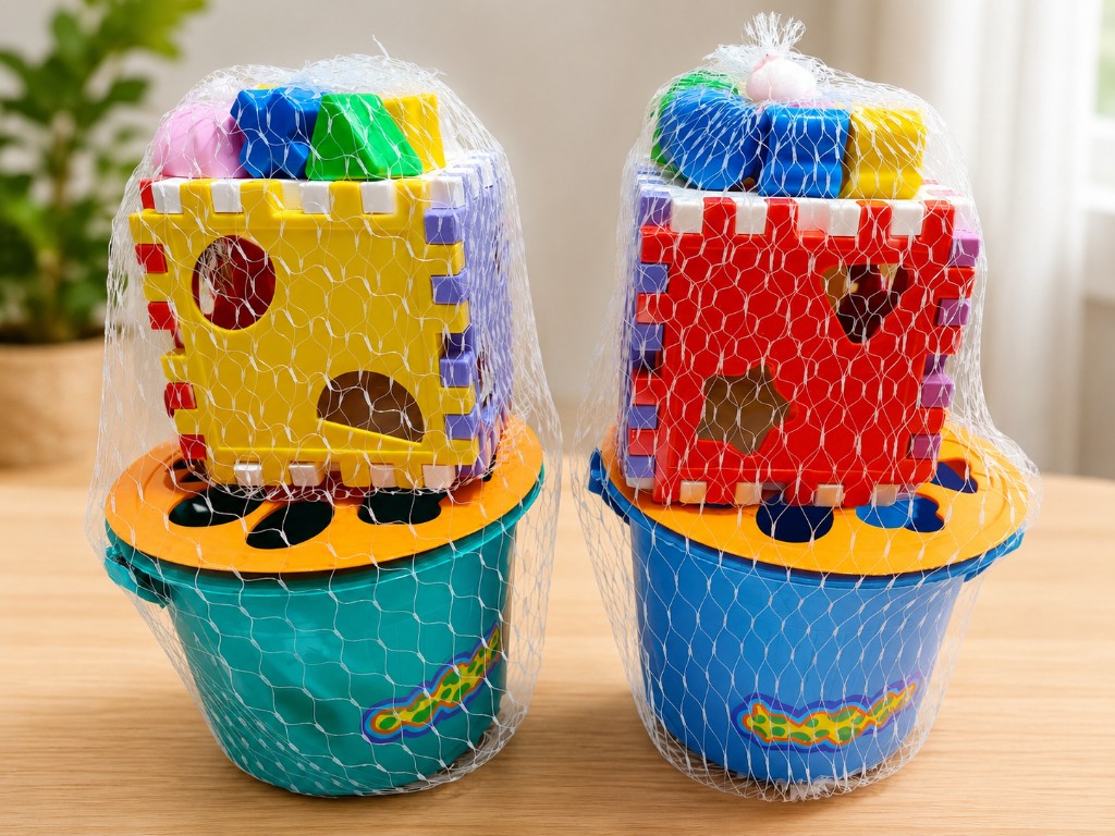 BALDE + CUBO CON ENCASTRE