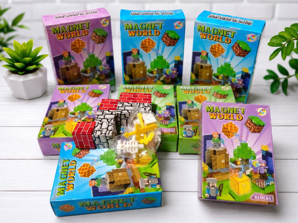 BLOQUES MAGNETICOS X 8 PIEZAS.