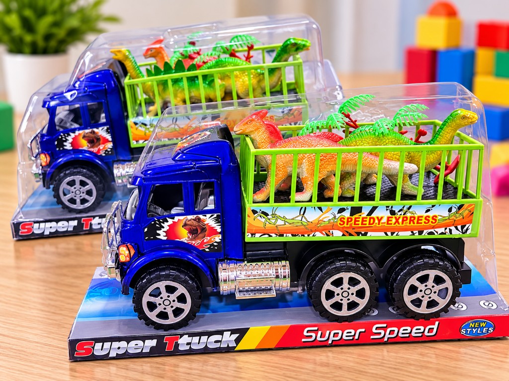 CAMION TRANSPORTADOR DE DINOSAURIO