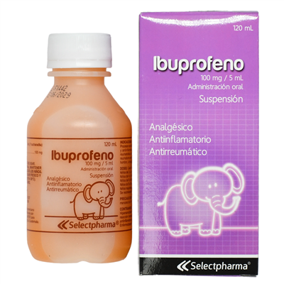 Ibuprofeno 100mg / 5ml suspensión