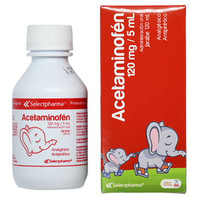 Acetaminofen 120mg/5ml jarabe