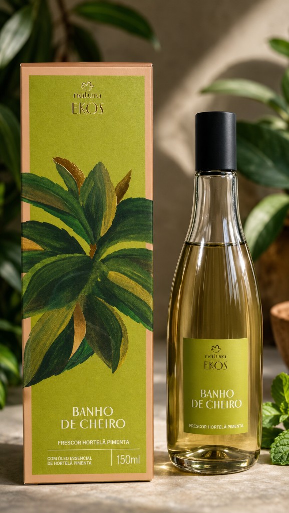 Natura Ekos Banho de Cheiro Frescor Hortelã Pimenta 150ml