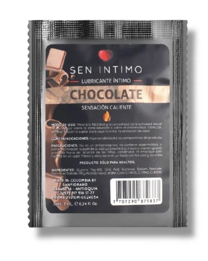 Sen Intimo lubricante sachet chocolate