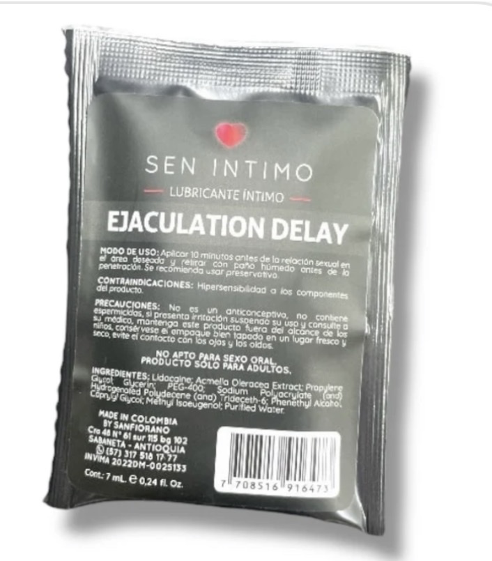 Sachet Retardante  Sen intimo