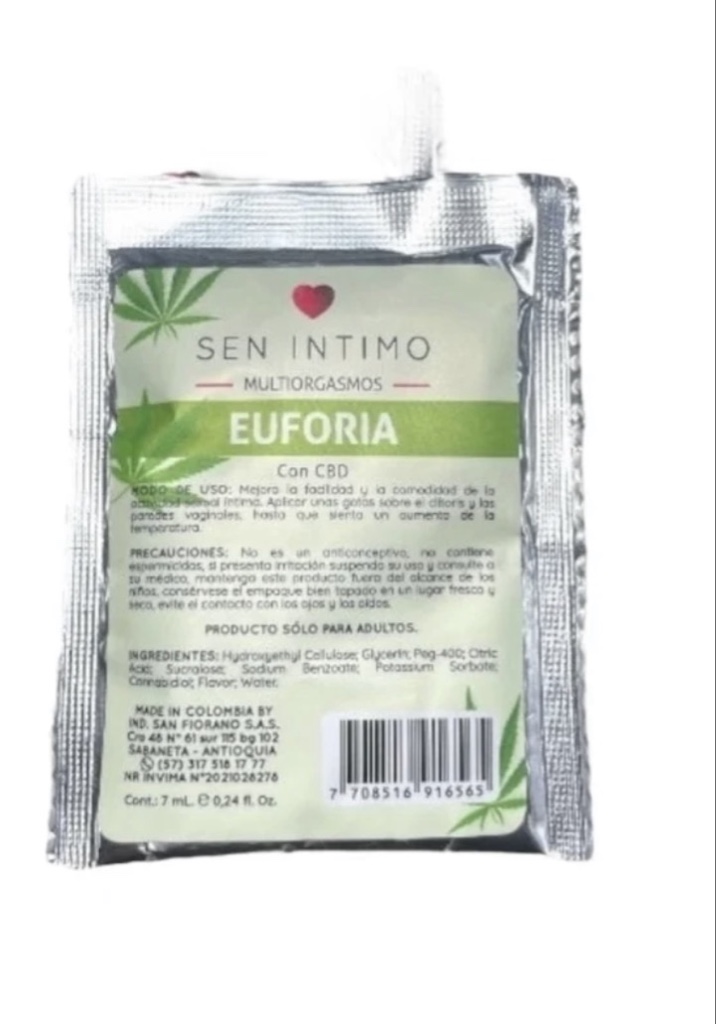 Sen Intimo Euforia con CBD