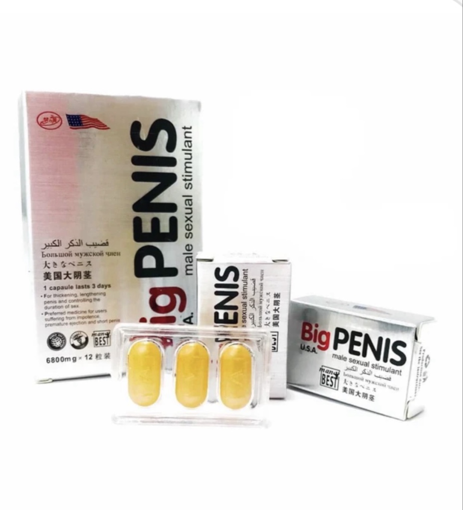 Big Penis cápsulas x3unidades