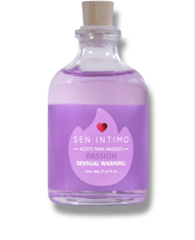 SEN INTIMO aceite masaje morado