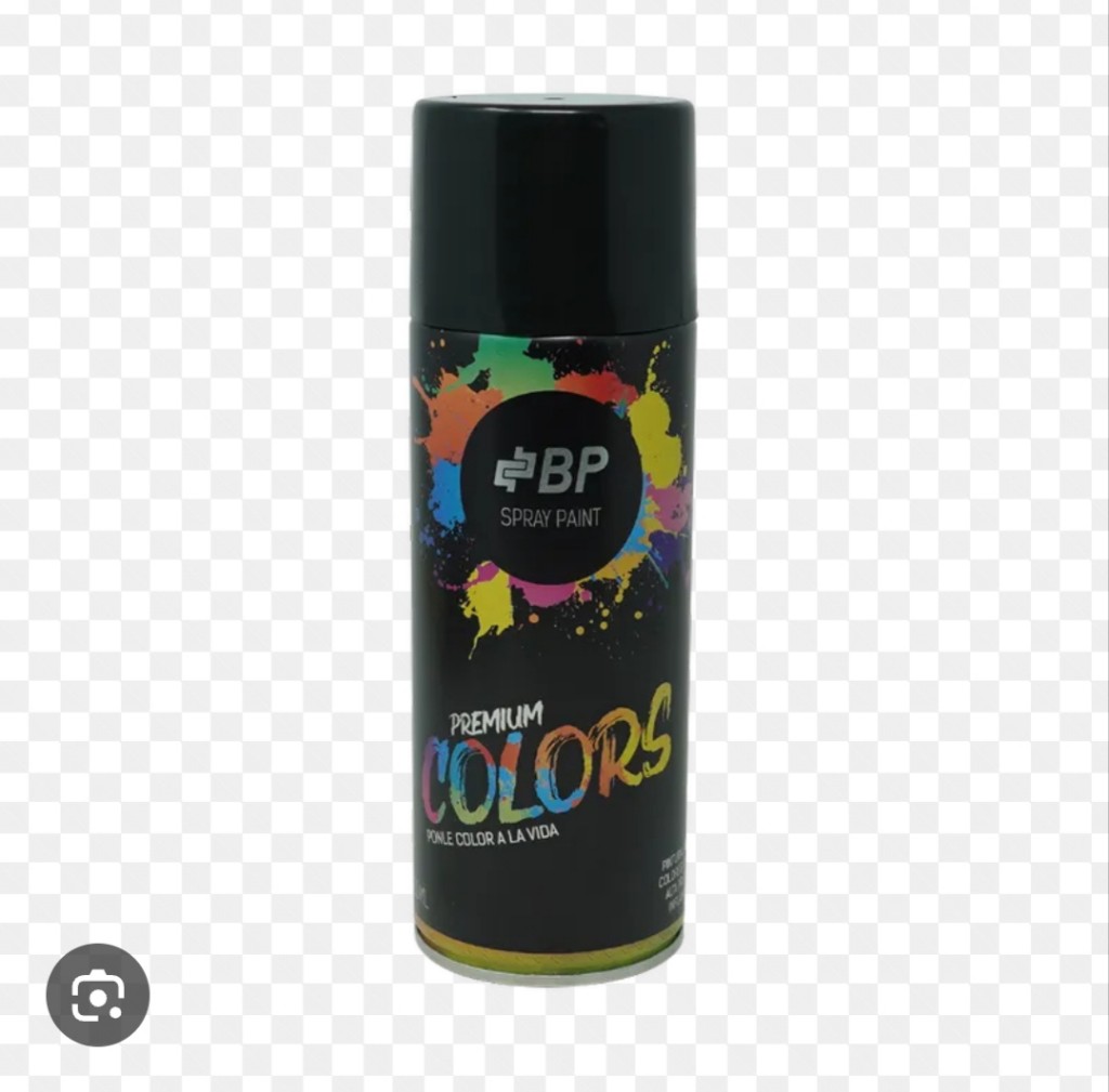 Spray negro brillante