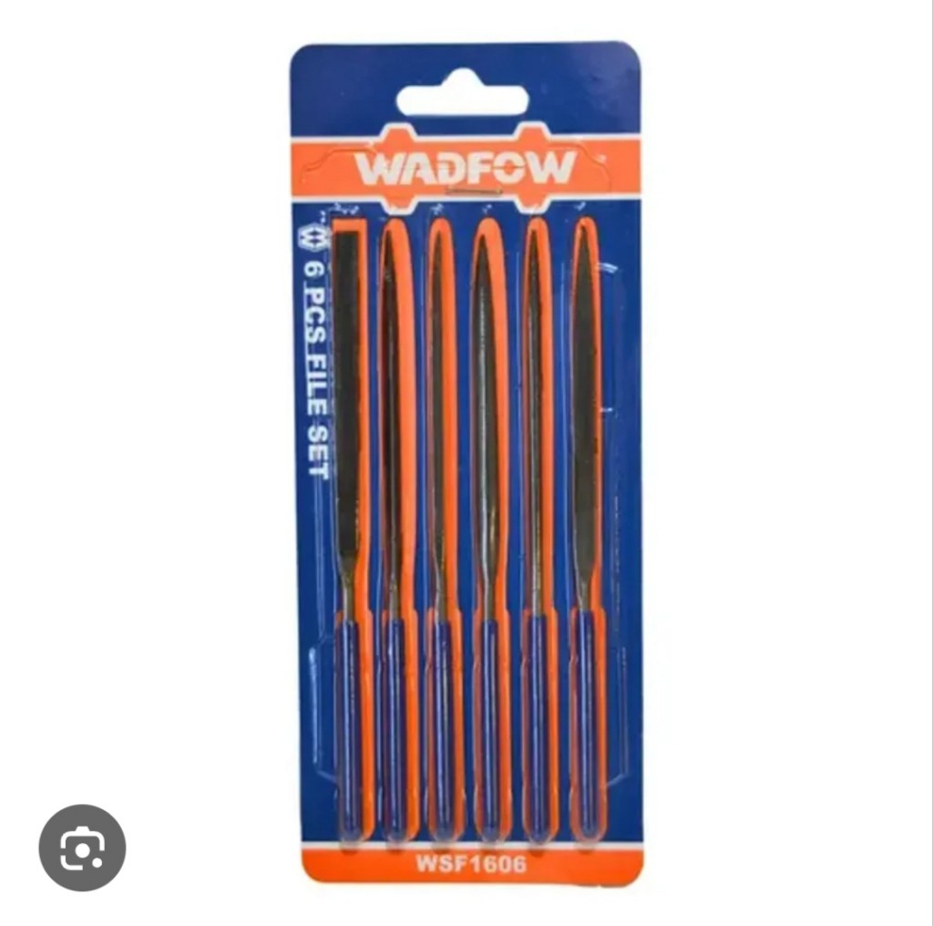 Limas de presión 4" 6 pcs WADFOW