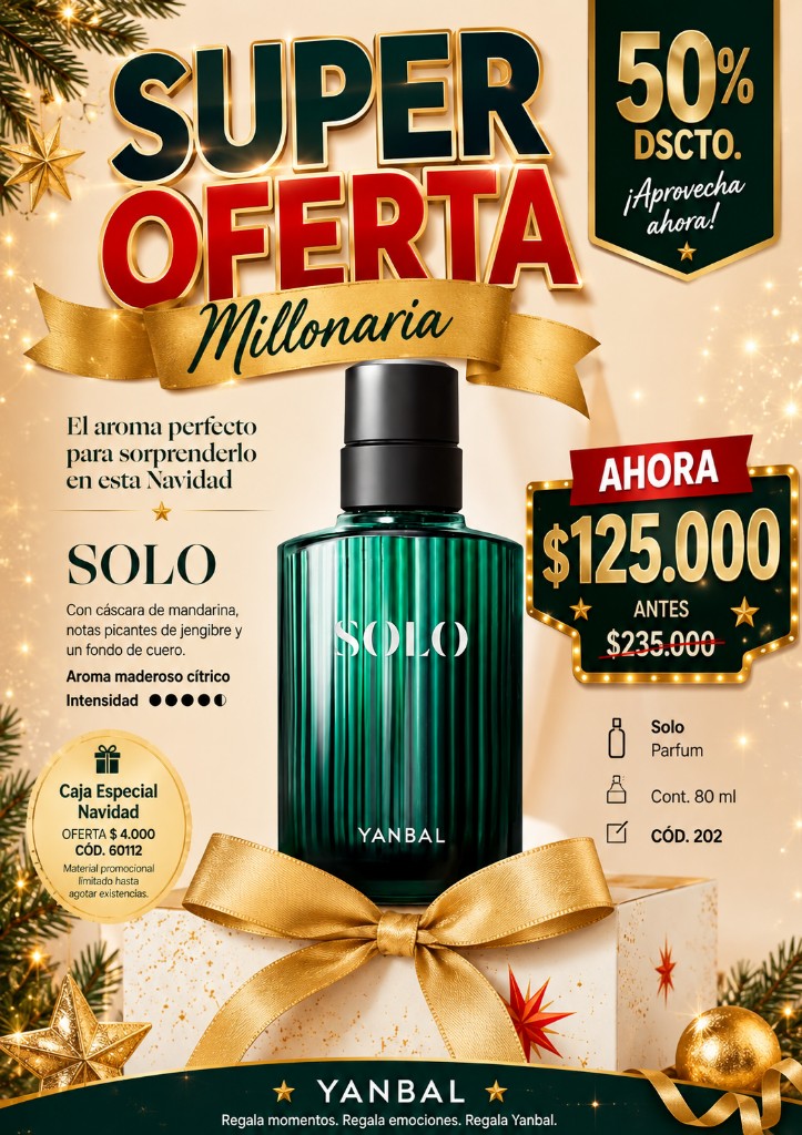 Solo Parfum Yanbal 80 ml