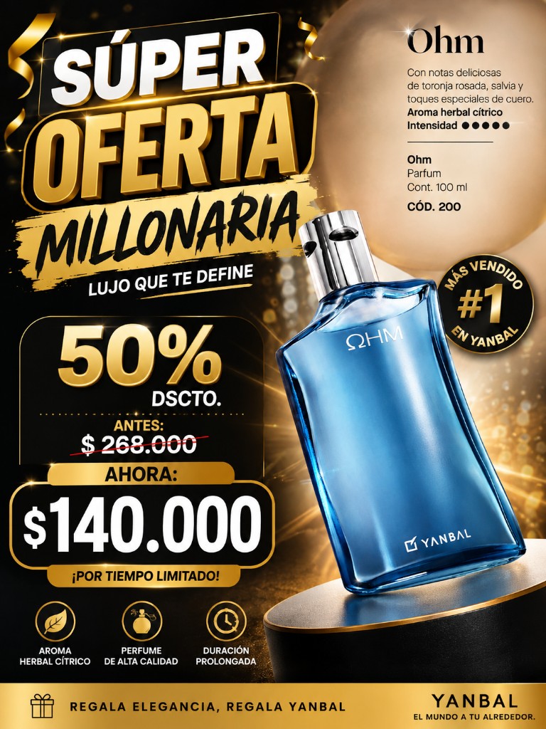 Ohm azul perfume