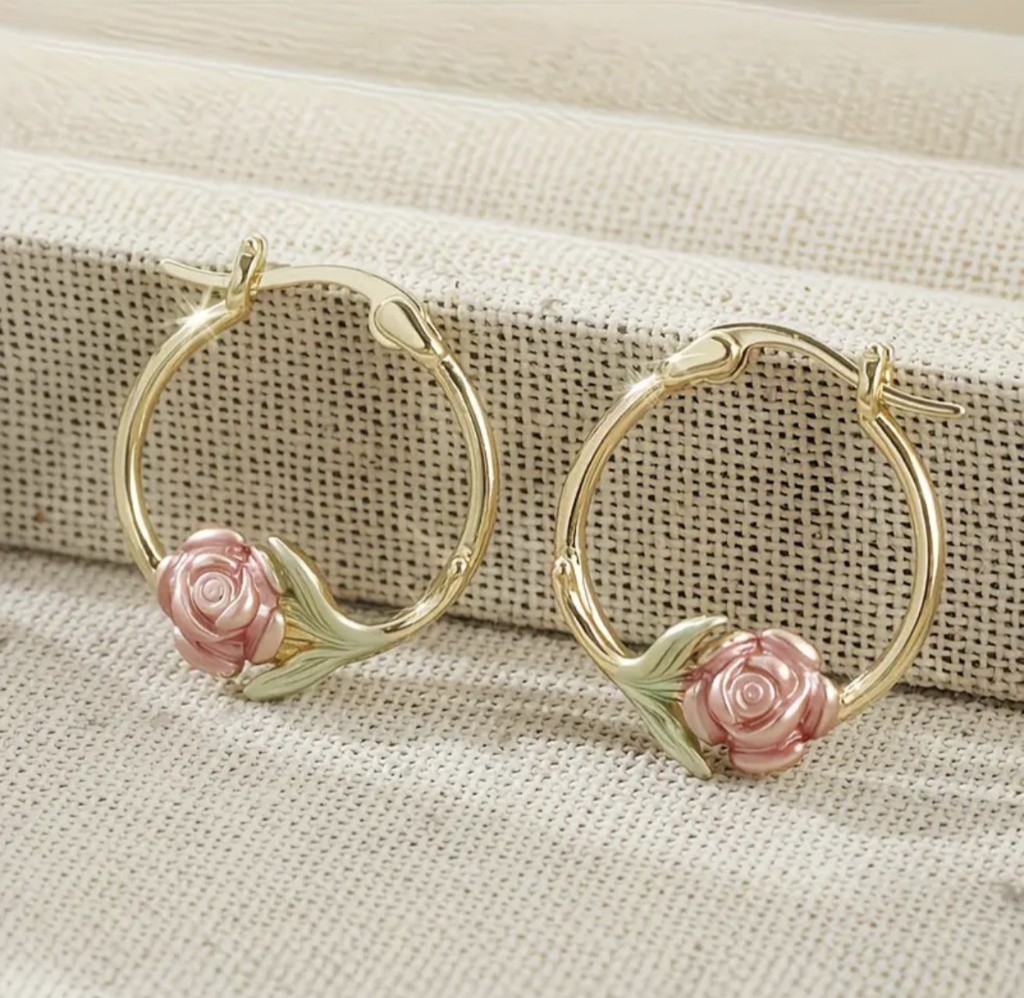 Aros Dorados con Rosita