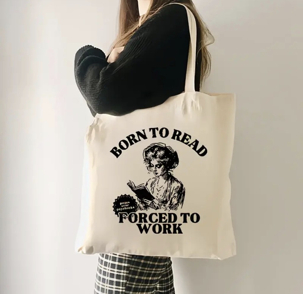 Totebag "Born To Read"