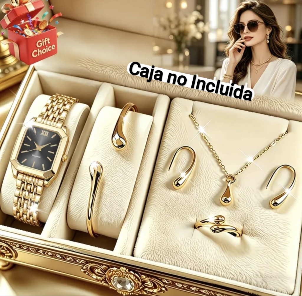 Conjunto Completo Dorado